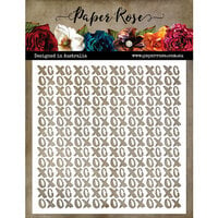 Paper Rose - 6 x 6 Stencils - XOXO