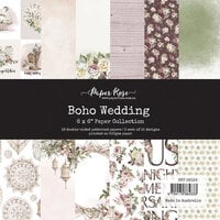 Paper Rose - 6 x 6 Collection Pack - Boho Wedding