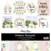 Paper Rose - 12 x 12 Collection Pack - Summer Bouquet
