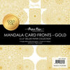 Paper Rose - 6 x 6 Collection Pack - Mandala Card Fronts - Gold Foil