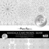 Paper Rose - 12 x 12 Collection Pack - Mandala Card Fronts - Silver Foil