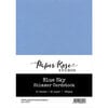Paper Rose - A5 Shimmer Cardstock - Blue Sky - 10 Pack