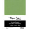 Paper Rose - A5 Shimmer Cardstock - Green Grass - 10 Pack