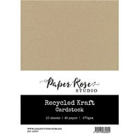 Paper Rose - A5 Cardstock - Recycled Kraft Smooth - 10 Pack