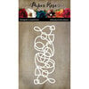 Paper Rose - Dies - Abstract Scribble Texture Border