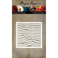 Paper Rose - Dies - Boho Wood Background