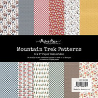 Paper Rose - 6 x 6 Collection Pack - Mountain Trek Patterns