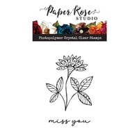 Paper Rose - Clear Photopolymer Stamps - Sketched Flower 1