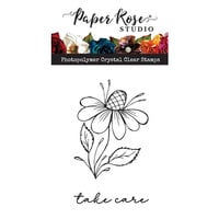 Paper Rose - Clear Photopolymer Stamps - Sketched Flower 3