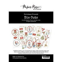 Paper Rose - Die Cuts - Christmas Friends