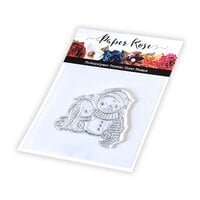 Paper Rose - Clear Photopolymer Stamps - Bunny And Guinea - Snowman