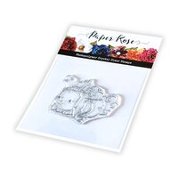 Paper Rose - Clear Photopolymer Stamps - Bunny And Guinea - Reindeer Ride