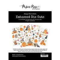 Paper Rose - Embossed Die Cuts - Happy Halloween