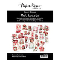 Paper Rose - Candy Kisses Collection - Cut Aparts - Candy Kisses