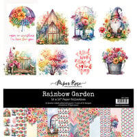 Paper Rose - Rainbow Garden Collection - 12 x 12 Paper Collection