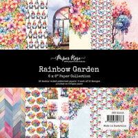 Paper Rose - Rainbow Garden Collection - 6 x 6 Paper Collection