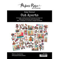 Paper Rose - Inky Colour And Splash Collection - Cut Aparts - Inky Colour