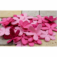 Prima - E Line - Celebrations Collection - Flower Embellishments - Bright Pink