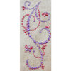 Prima - Say It In Pearls Collection - Self Adhesive Jewel Art - Bling - Butterfly Swirls - Purple, BRAND NEW