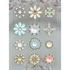 Prima - Say It In Studs Collection - Self Adhesive Jewel Art - Bling - Flower Centers - Pearl