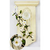 Prima - Cherry Blossom Branch Collection - Flower Embellishments - White
