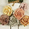 Prima - Winter Rose Collection - Flower Embellishments - Marble Ice