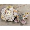 Prima - Andorra Collection - Jeweled Butterfly and Flower Embellishments - Gray, CLEARANCE