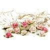 Prima - Fairytale Roses Collection - Miniature Mulberry Flower Embellishments - Baby Pink