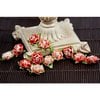 Prima - Cameo Roses Collection - Miniature Mulberry Flower Embellishments - Mandarin, CLEARANCE