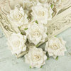 Prima - Arcadian Collection - Flower Embellishments - Weathered White, CLEARANCE