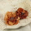Prima - Heart Desire Collection - Fabric Flower Embellishments - Spice