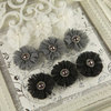 Prima - Delightful Collection - Fabric Flower Embellishments - Dimmet