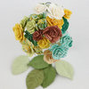 Prima - Charme Rose Collection - Flower Embellishments - Sun Kiss