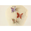 Prima - Fabric Butterfly Embellishments - Brown