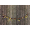Prima - Be-Charmed Collection - String Embellishments - Metal Hearts