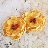 Prima - Banda Collection - Fabric Flower Embellishments - Golden Yellow