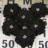 Prima - Pierott Collection - Flower Embellishments - Black