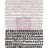 Prima - Lyric Collection - Canvas Alphabet Stickers