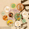 Prima - Lady Bird - Wood Embellishments - Buttons
