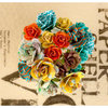 Prima - Lady Bird Collection - Flower Embellishments - Mini Rose Stems