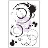 Prima - Cling Mounted Stamp - Coffee Stains