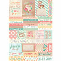 Prima - Heaven Sent 2 Collection - Cardstock Stickers - Words with Foil Accents