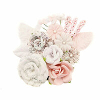 Prima - Lavender Frost Collection - Flower Embellishments - Fragrant Symphony