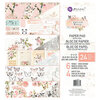 Prima - Apricot Honey Collection - 12 x 12 Paper Pad with Foil Accents