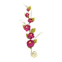 Prima - Pretty Mosaic Collection - Flower Embellishments - Spinel