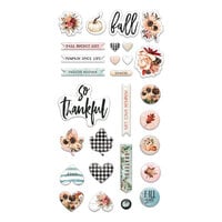 Prima - Pumpkin and Spice Collection - Puffy Stickers