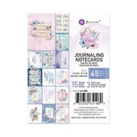 Prima - Watercolor Floral Collection - 3 x 4 Journaling Cards