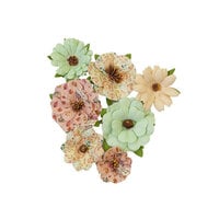Prima - Hello Pink Autumn Collection - Flower Embellishments - Warm Mittens