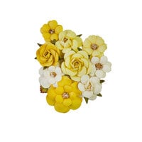 Prima - Majestic Collection - Flower Embellishments - Bright Lights