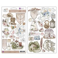 Prima - Bohemian Heart Collection - Chipboard Stickers